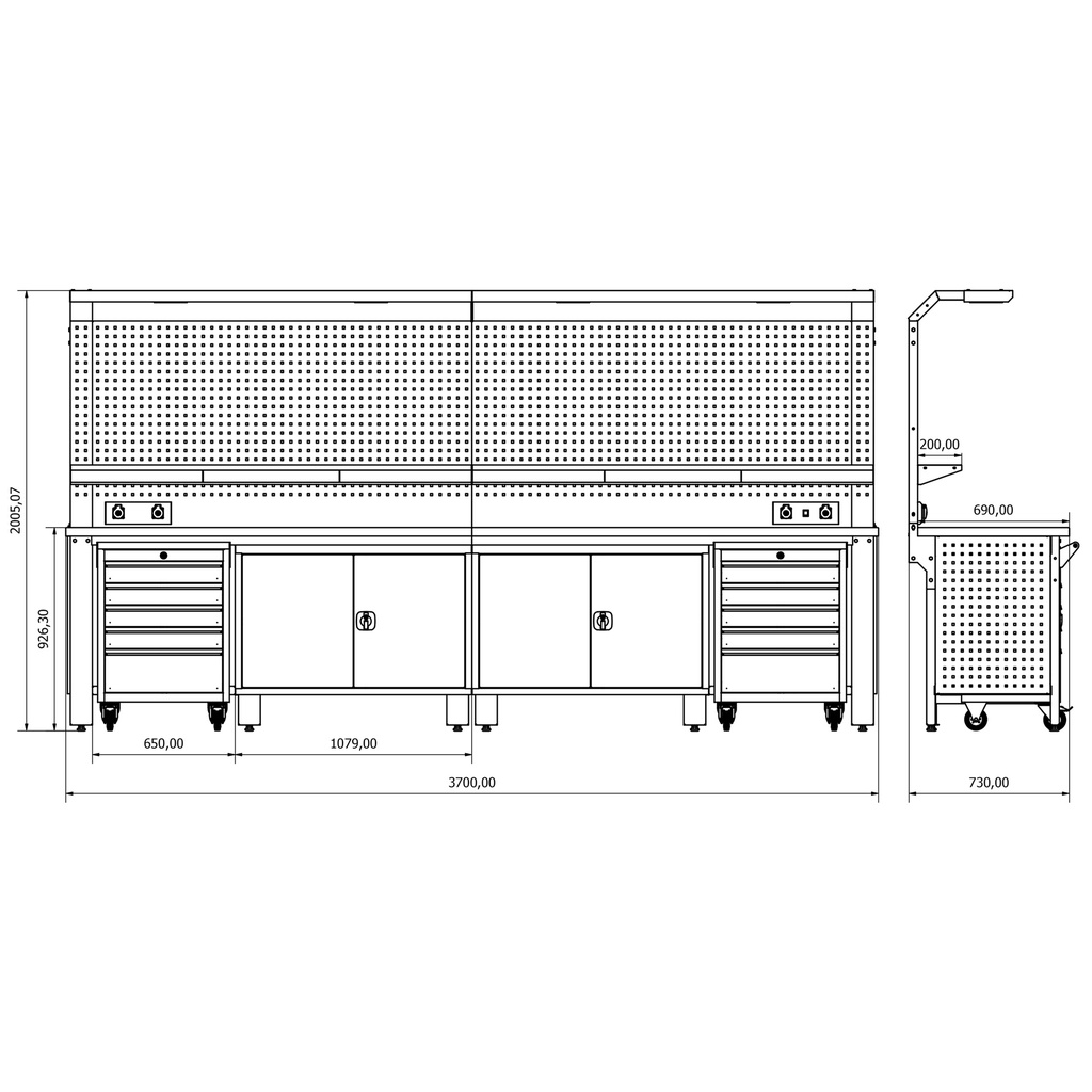 Bullram_WBG03_Industrial workbench