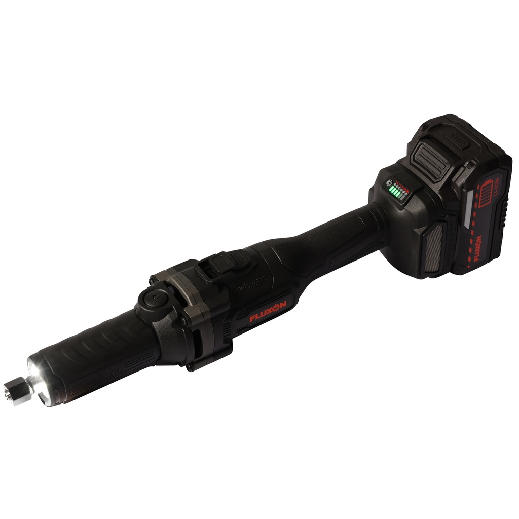 Cordless straight grinder 1x 4.0 Ah battery 18V + charger