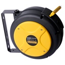 Fluxon haspel met afzetlint Geel/Zwart 16mtr