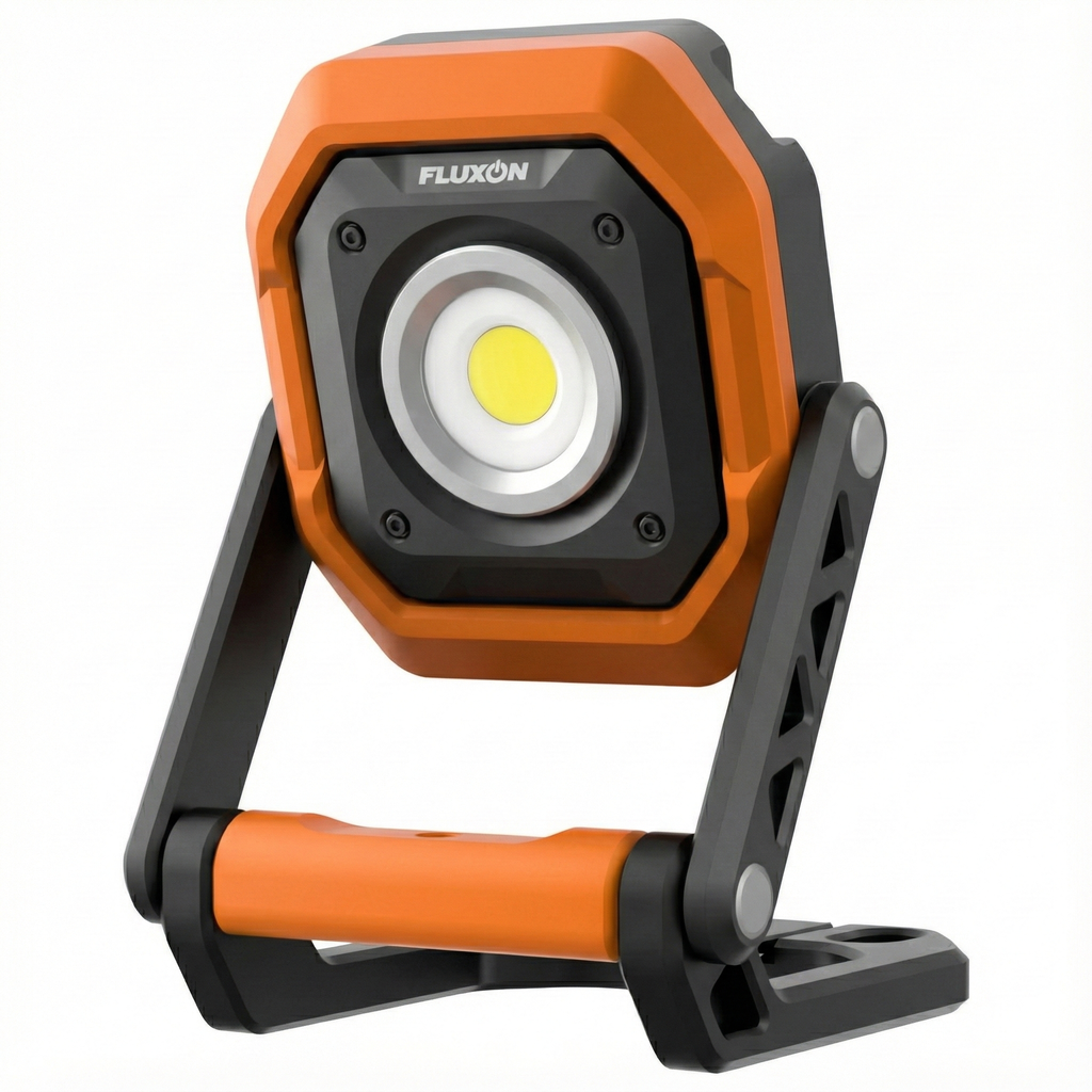 Fluxon werklamp met verwisselbare accu