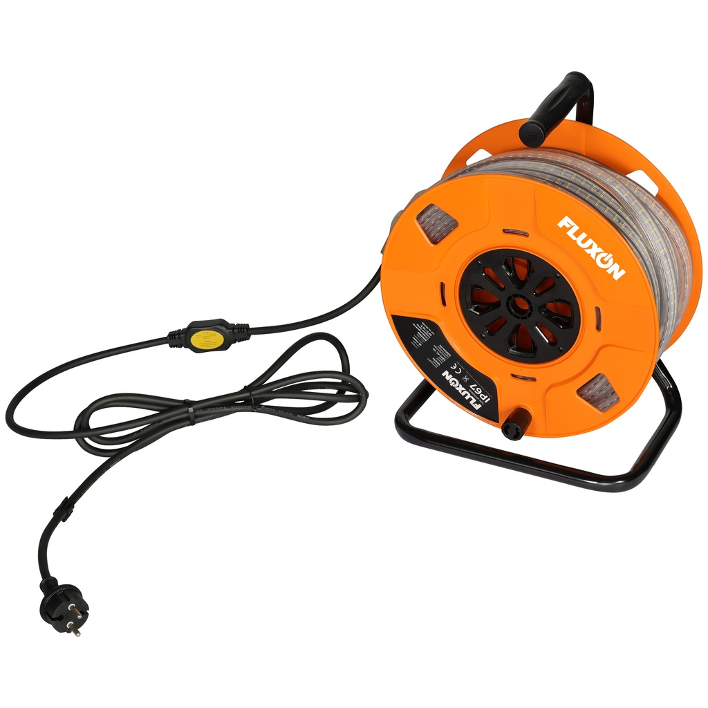 Fluxon LED rope light on reel 25 metres