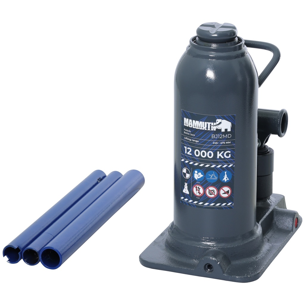 Mammuth potkrik 12 ton horizontaal/verticaal