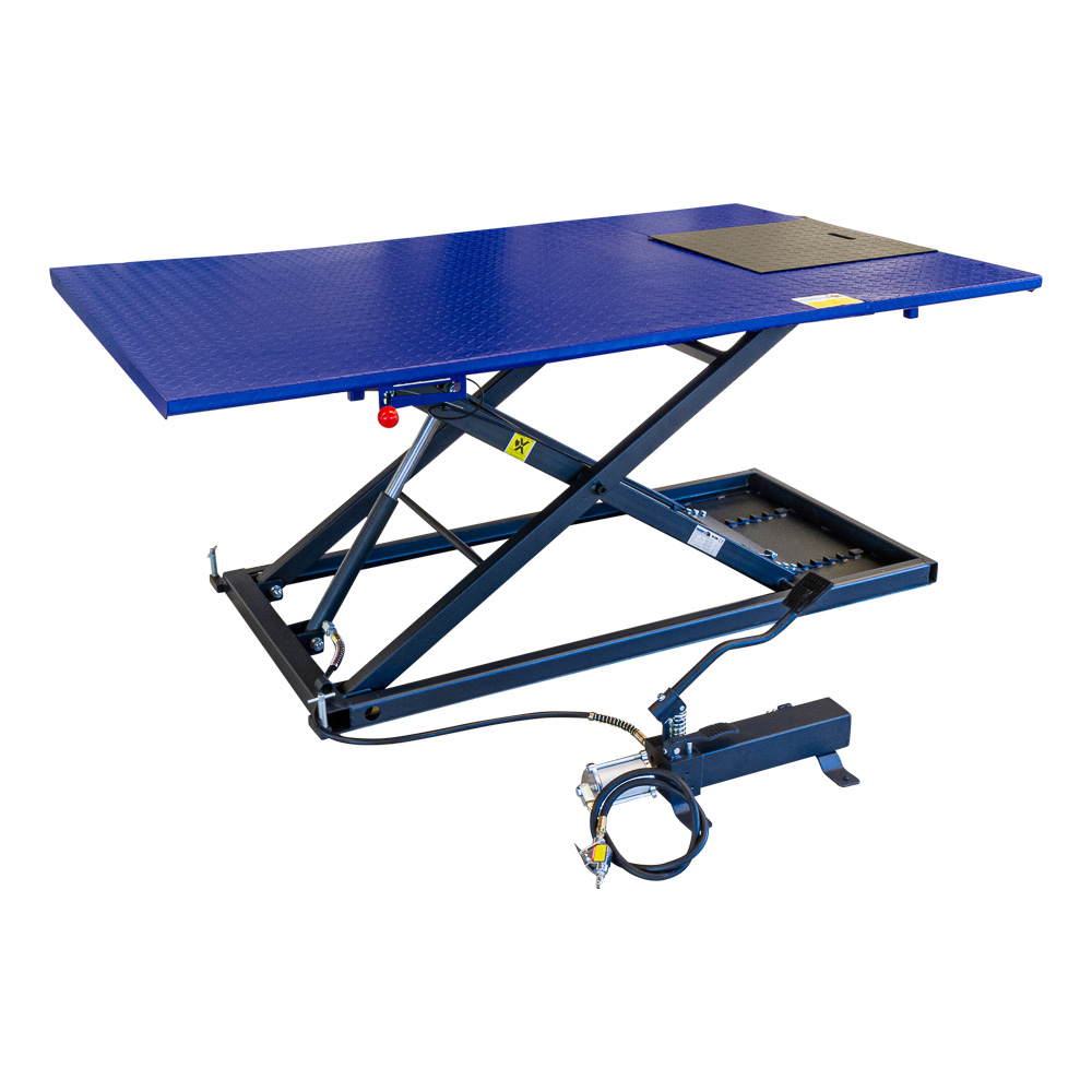 Motorcycle lift table quad / trike 675kg pneumatic