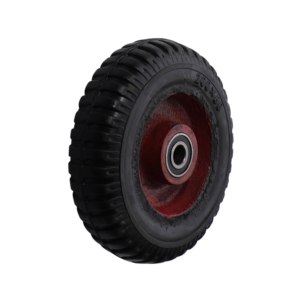 Loose wheel 200 x 55mm massive rubber