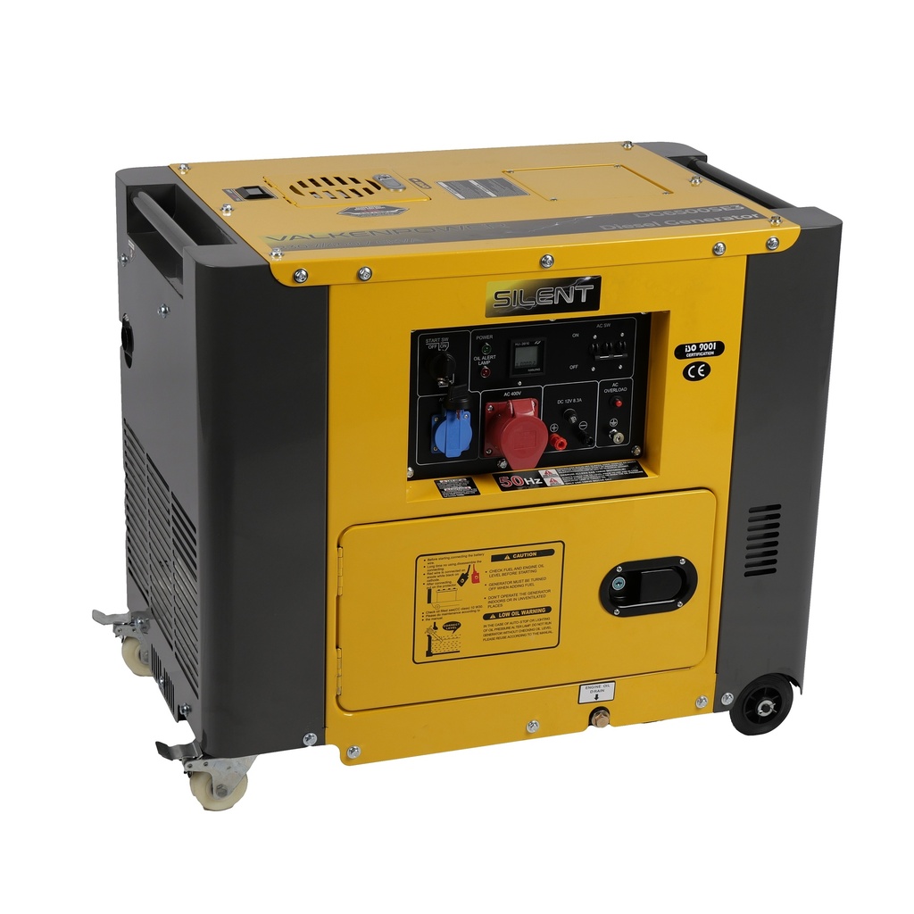 Diesel generator set geluidsgedempt 230V/400V 5kW