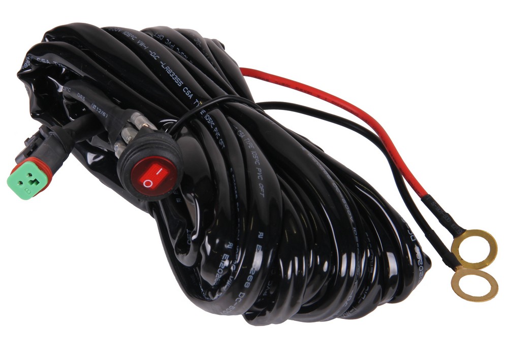 Wire harness with relay and control cabinet 16A