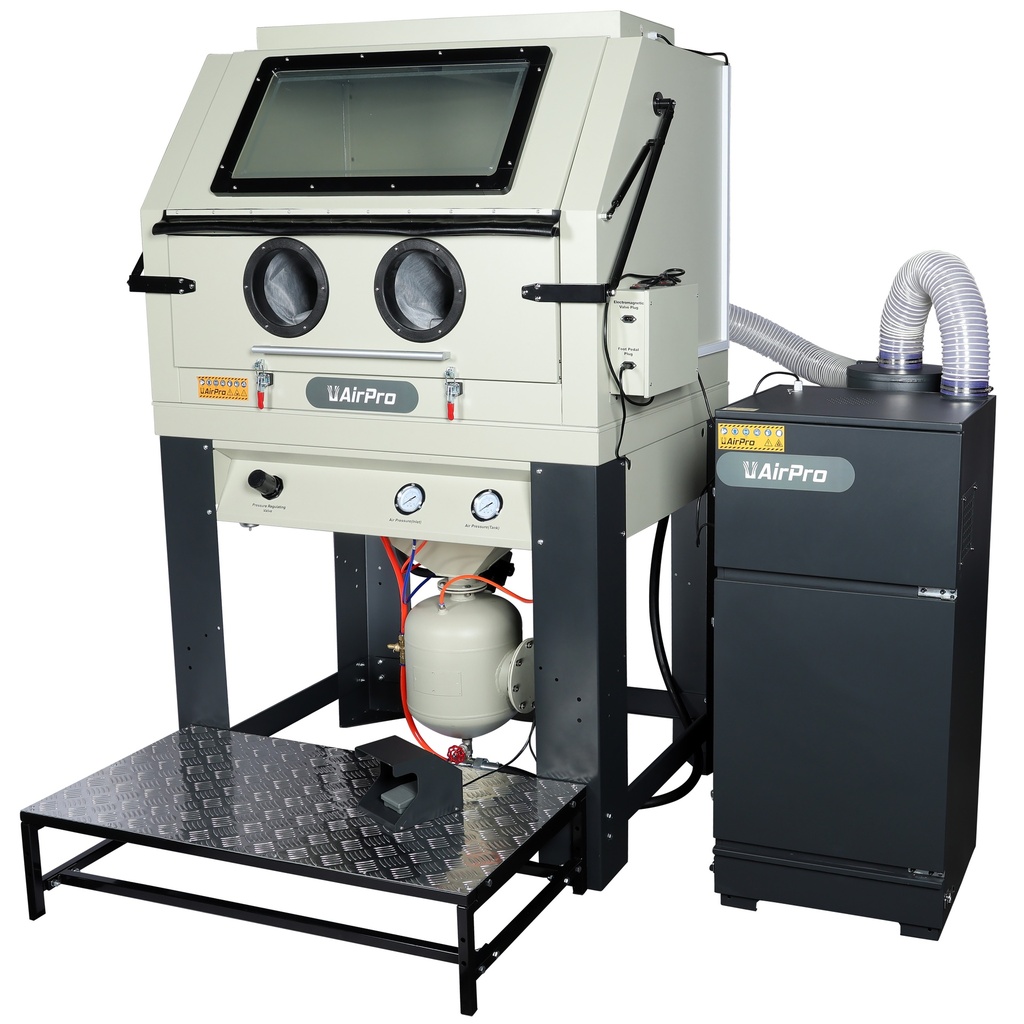 AirPro pressure blasting cabinet 990 litres