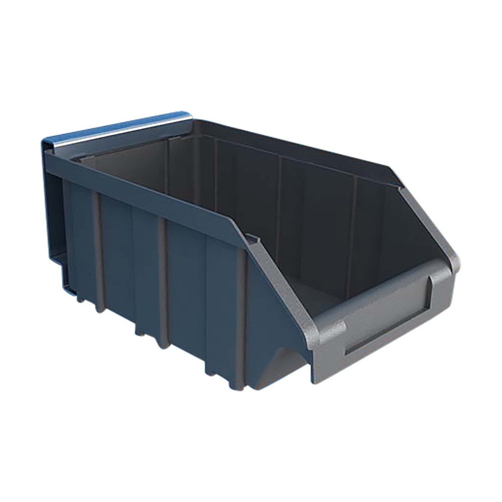 Plastic storage bin including hanger EXPERT