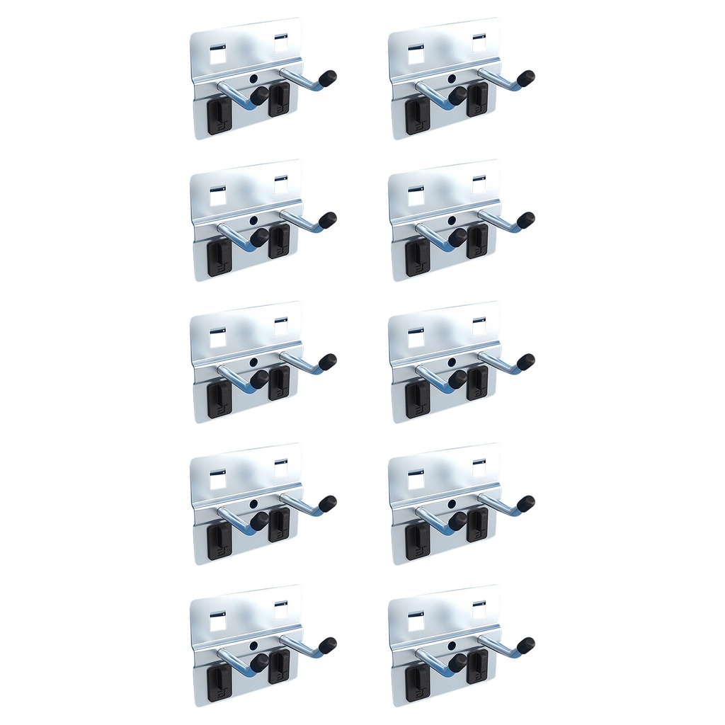 Gereedschapshaak dubbel kort 40mm 10 stuks EXPERT